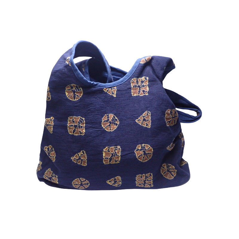 Hand-Dyed Botanical Tote Bag