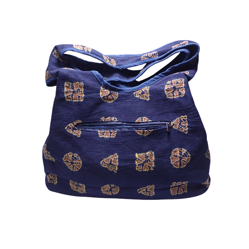Hand-Dyed Botanical Tote Bag